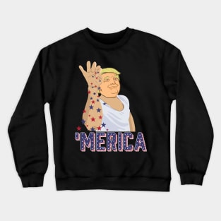 Trump Bae Funny 4th of July Trump Salt Freedom Crewneck Sweatshirt